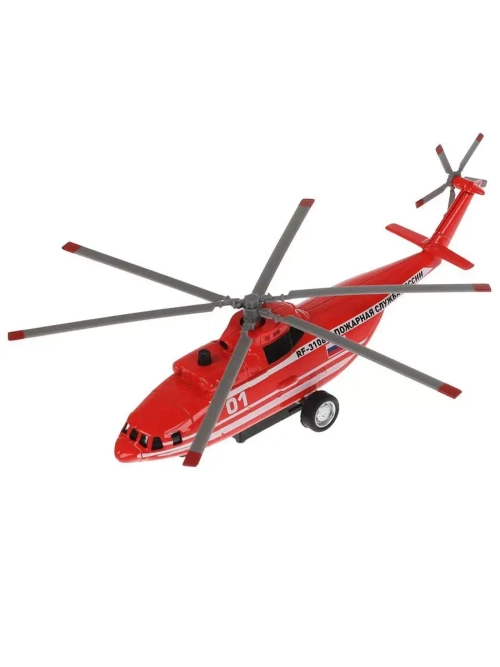ВЕРТОЛЕТ ПОЖАРНЫЙ 20 см, свет-звук