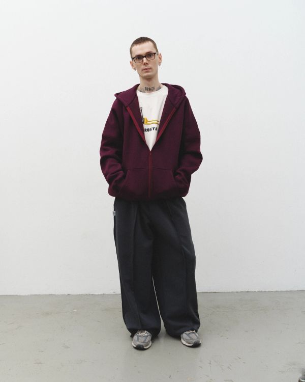 Худи Zip-Up Potent Purple фиолетовый - фото 1