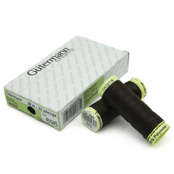 Нитки отделочные Gutermann Top Stitch 30 (30 метров), 5 кат. | 696 т.шоколад