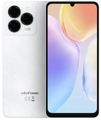6.75" Смартфон ULEFONE Note 20 Pro 4/128Gb,  IPS,  90Гц,  6000мAч,  белый перламутровый