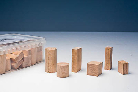 Игровой набор Фребеля "Конструктор" (50 элементов, бук)