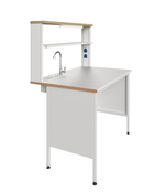Стол пристенный химический с рабочей поверхностью из ламината