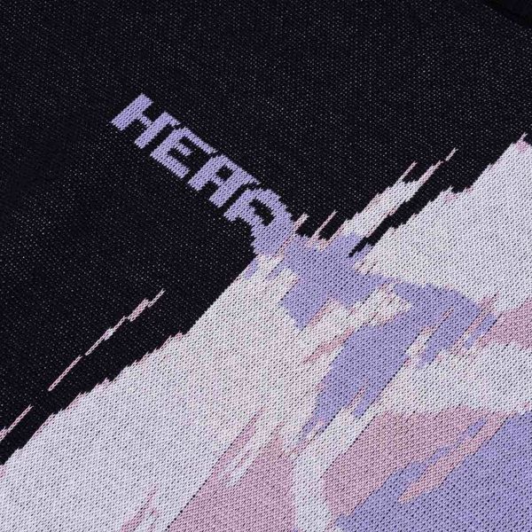 Свитер Disrupted Logo Black Series ED2 Knitted черный - фото 7