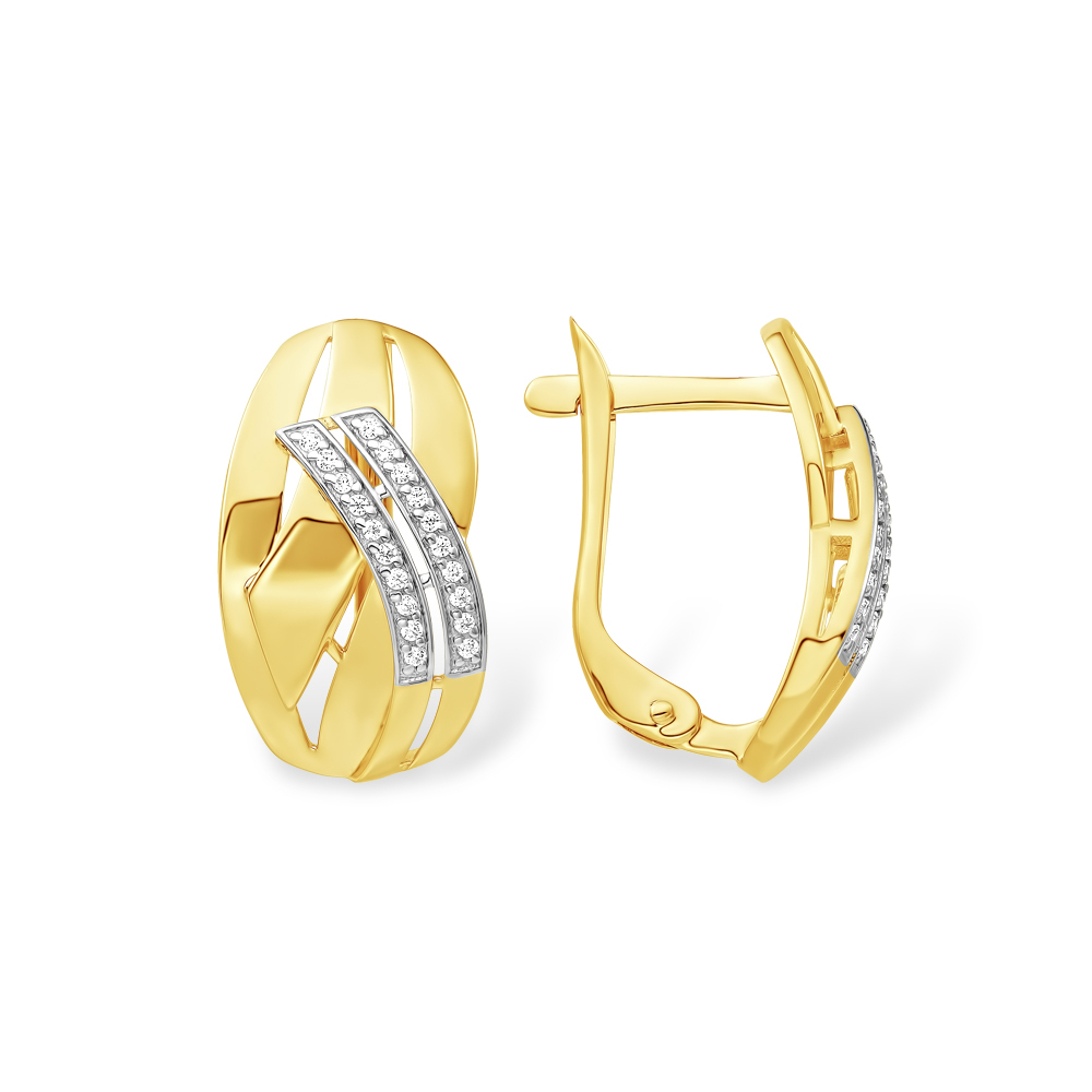 Серьги из золота 585 пробы