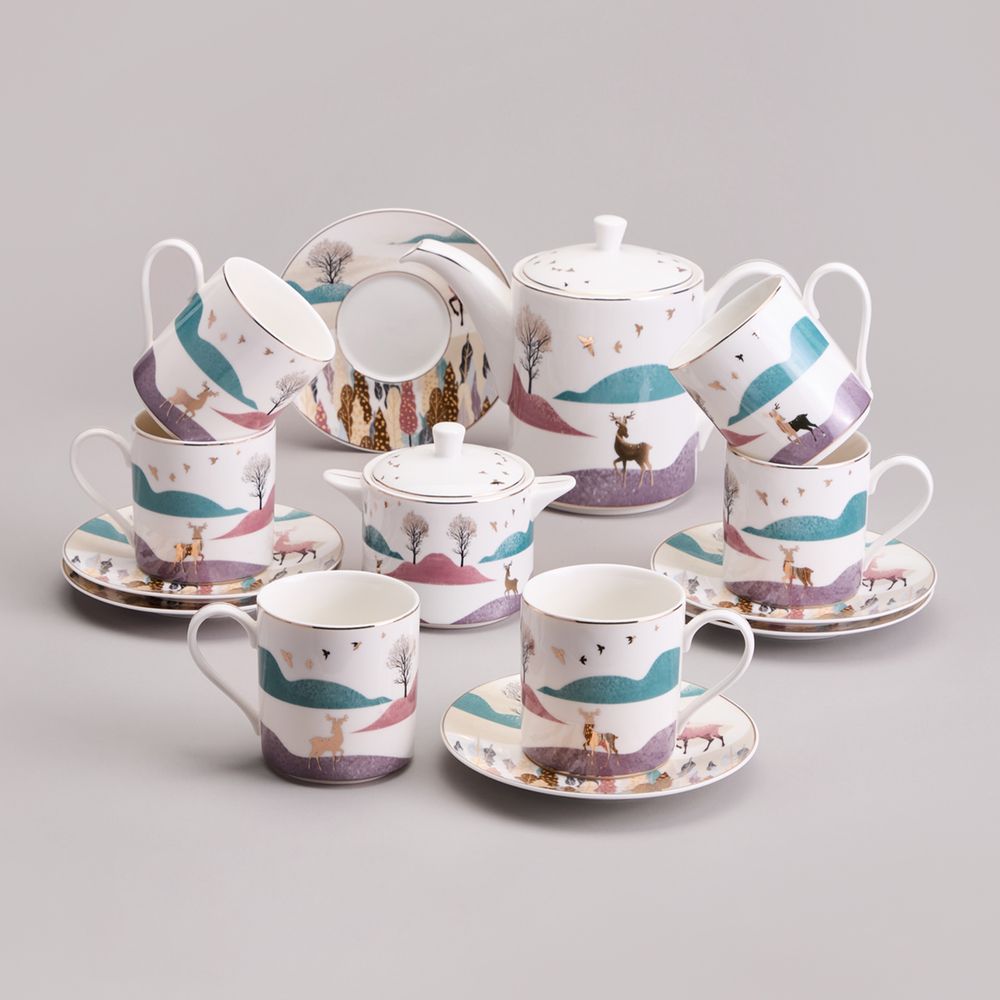 ЧАЙНЫЙ СЕРВИЗ LEFARD "TOP STYLE" НА 6 ПЕР. 14 ПР.