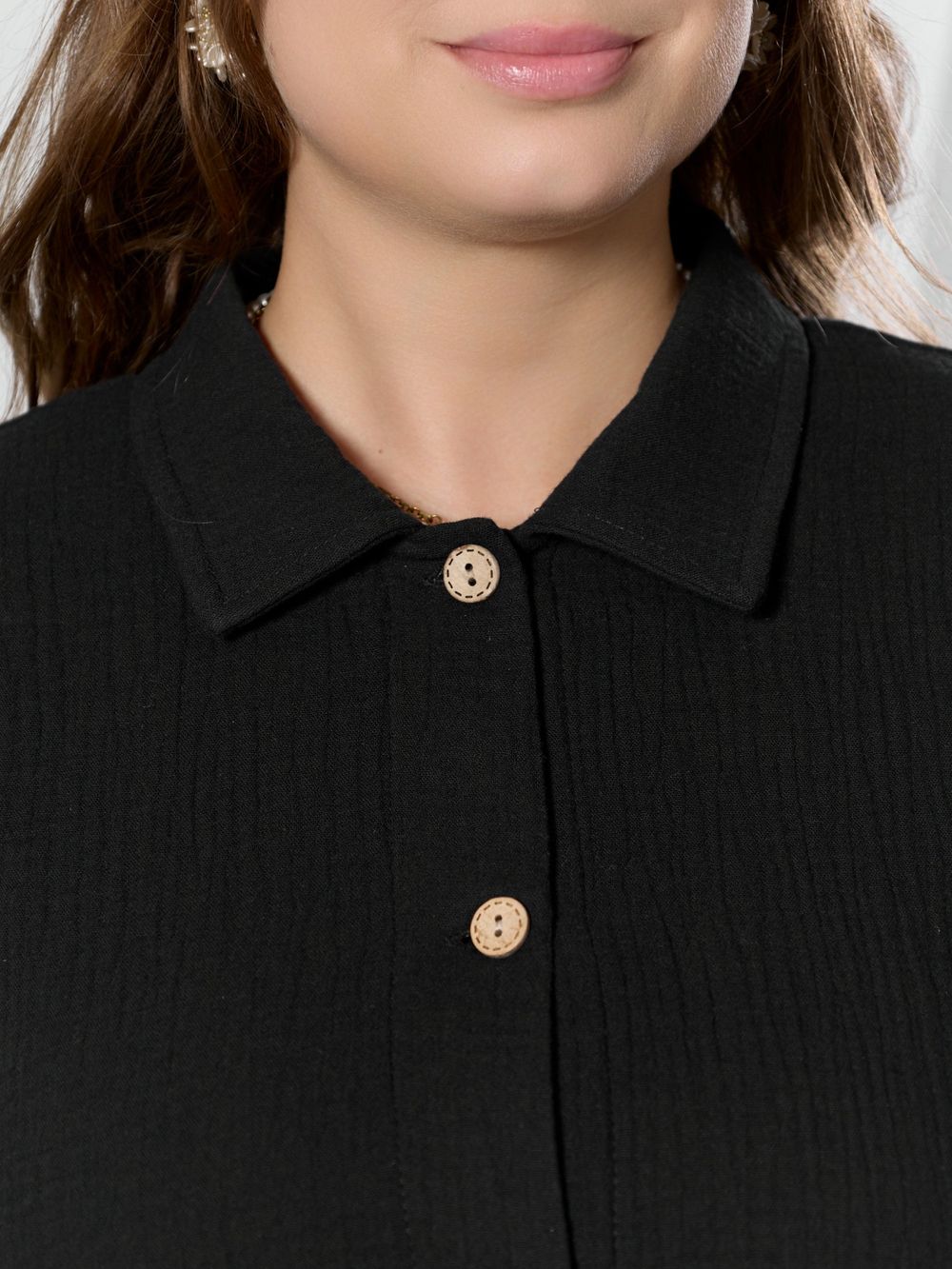 Рубашка Вуаль-6 Виотекс ЧЁРНЫЙ