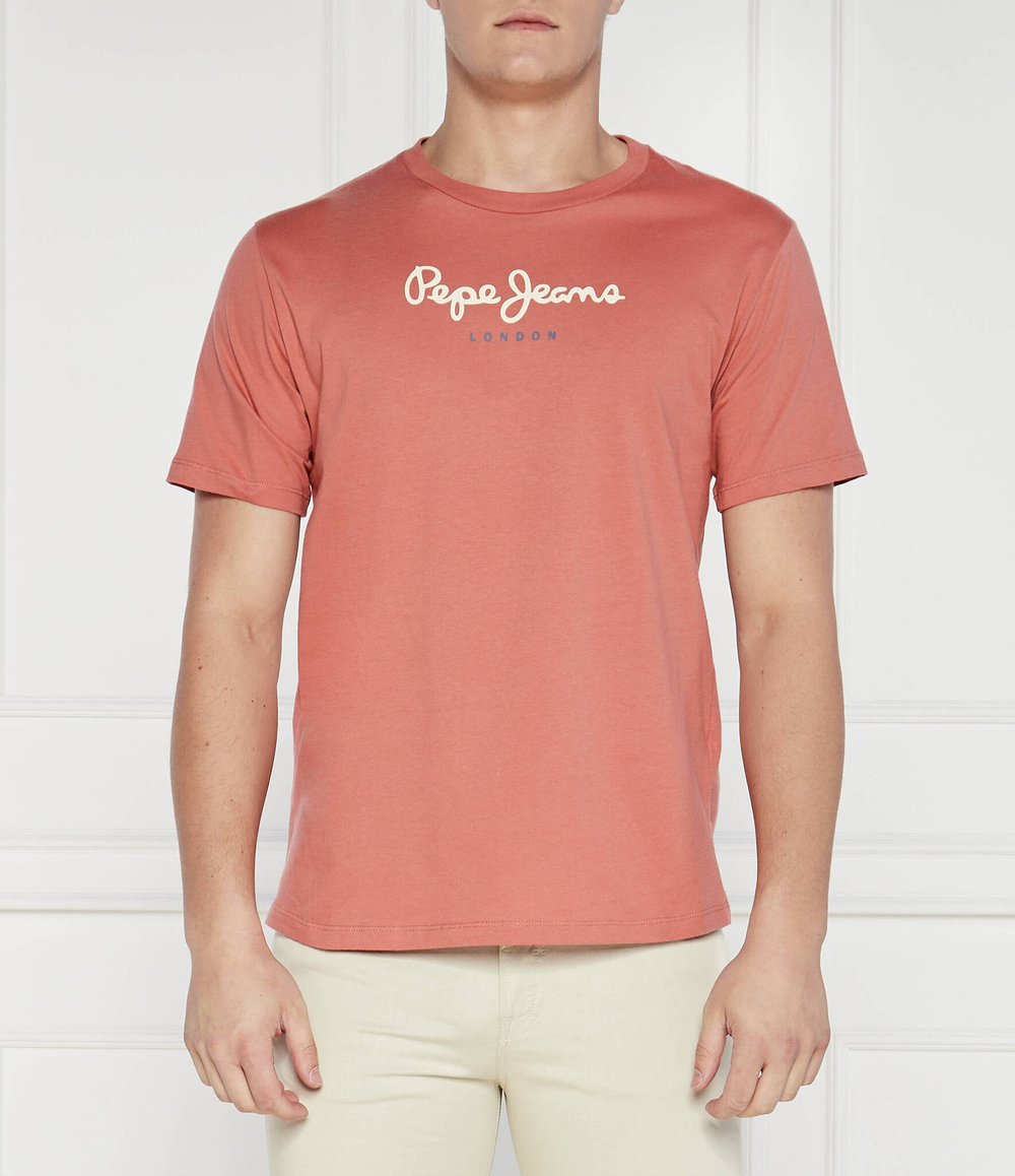 Футболка Pepe Jeans London - персиковый(PM508208)