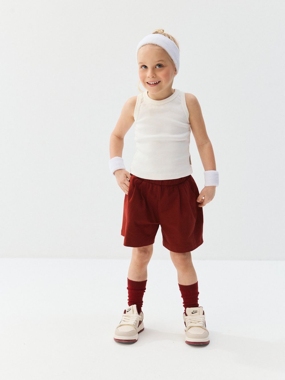 Шорты трикотажные "Вишня"