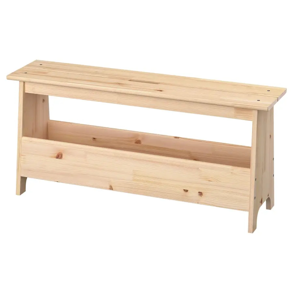 Скамья садовая - IKEA PERJOHAN, 45х100 см, бежевый, ПЭРЙОХАН ИКЕА