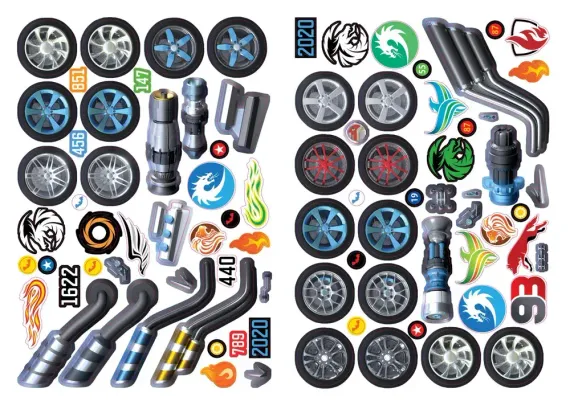 Моя книга наклеек. Авто-тюнинг