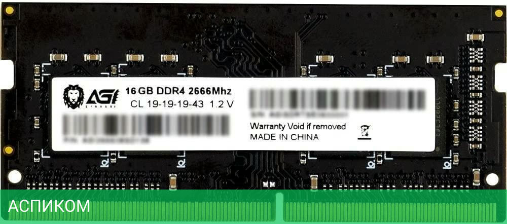 Оперативная память AGI 16GB AGI266616SD138