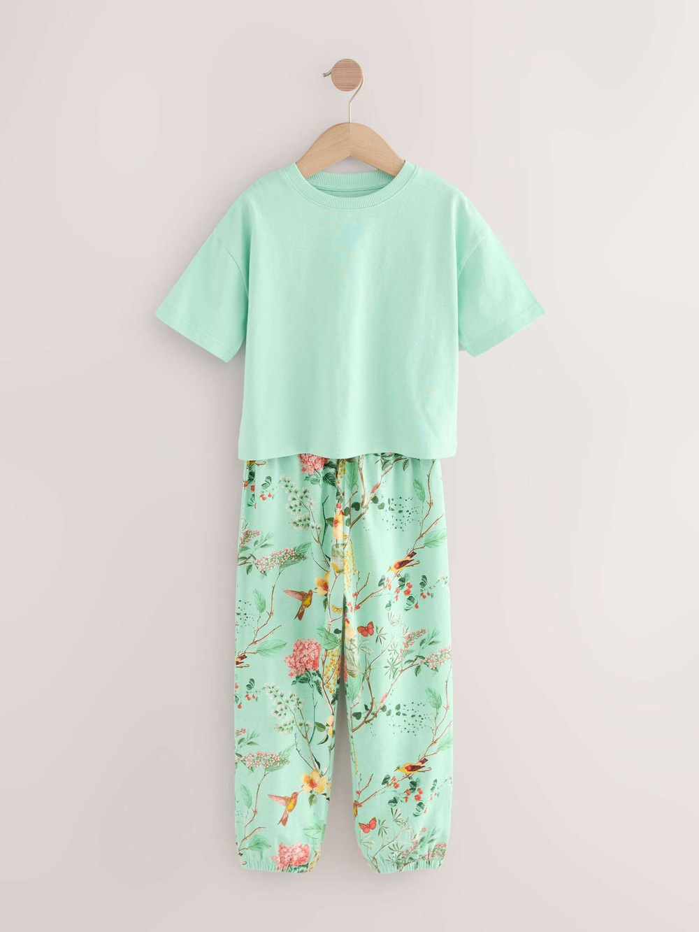 Пижама для девочки Next AC2-711, 3 шт., Розовый, Голубой, Бежевый