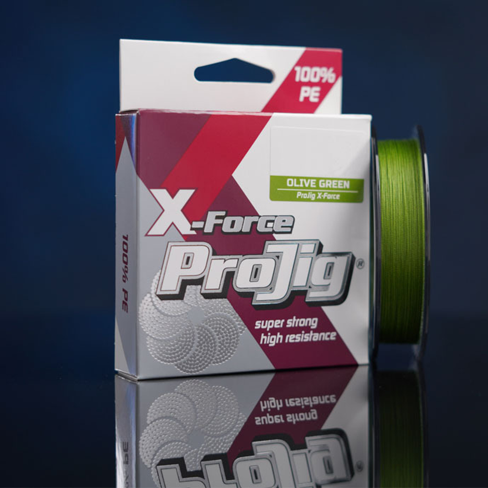 Шнур ProJig X-Force 0,18 мм., 13,0 кг,  150 м, хаки