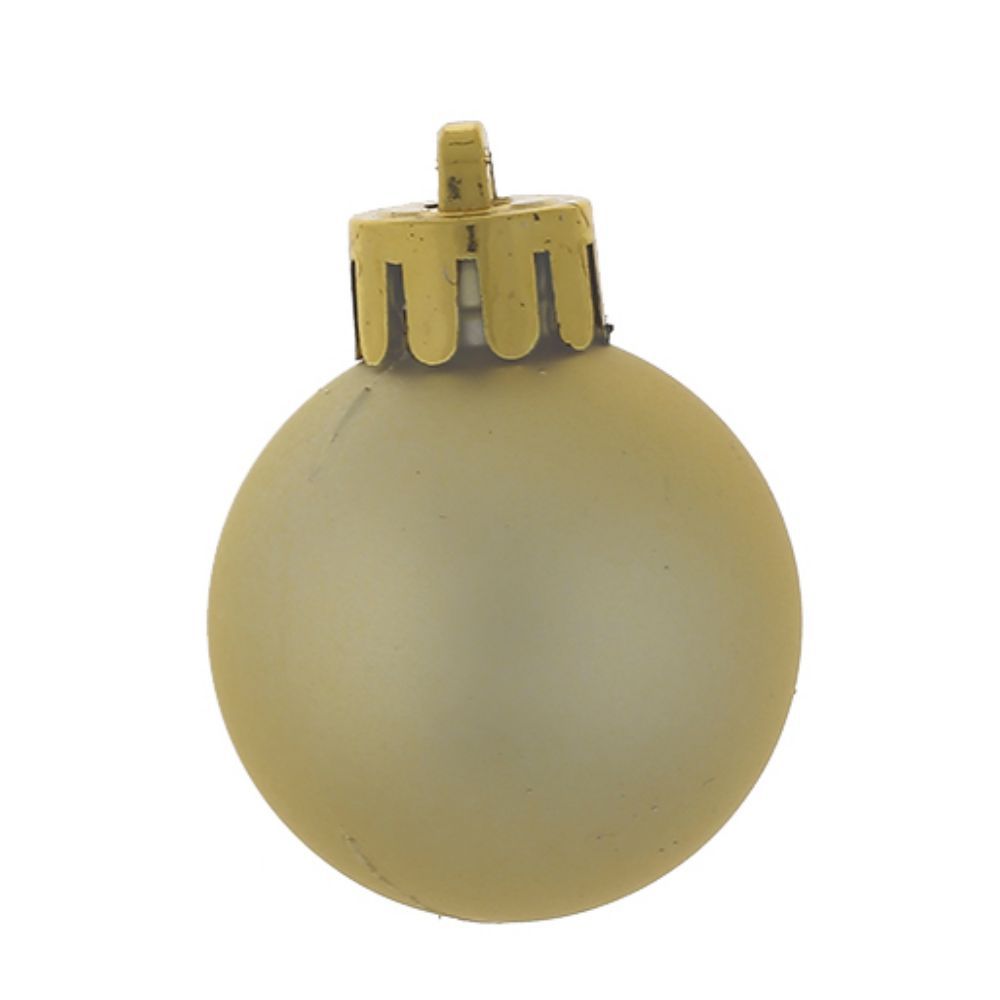 GAEM Набор из 25шт Украшение новогоднее Шар "Золотая карамель", D3 см, L8 W8 H1 см