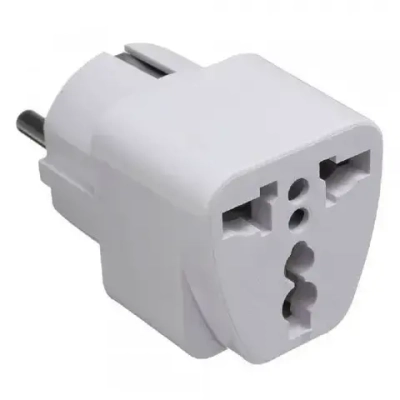 Сетевой переходник с китайской или американской вилки с заземлением