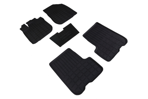 Резиновые коврики Стандарт для Renault Logan II 2014-2020, Seintex.88647