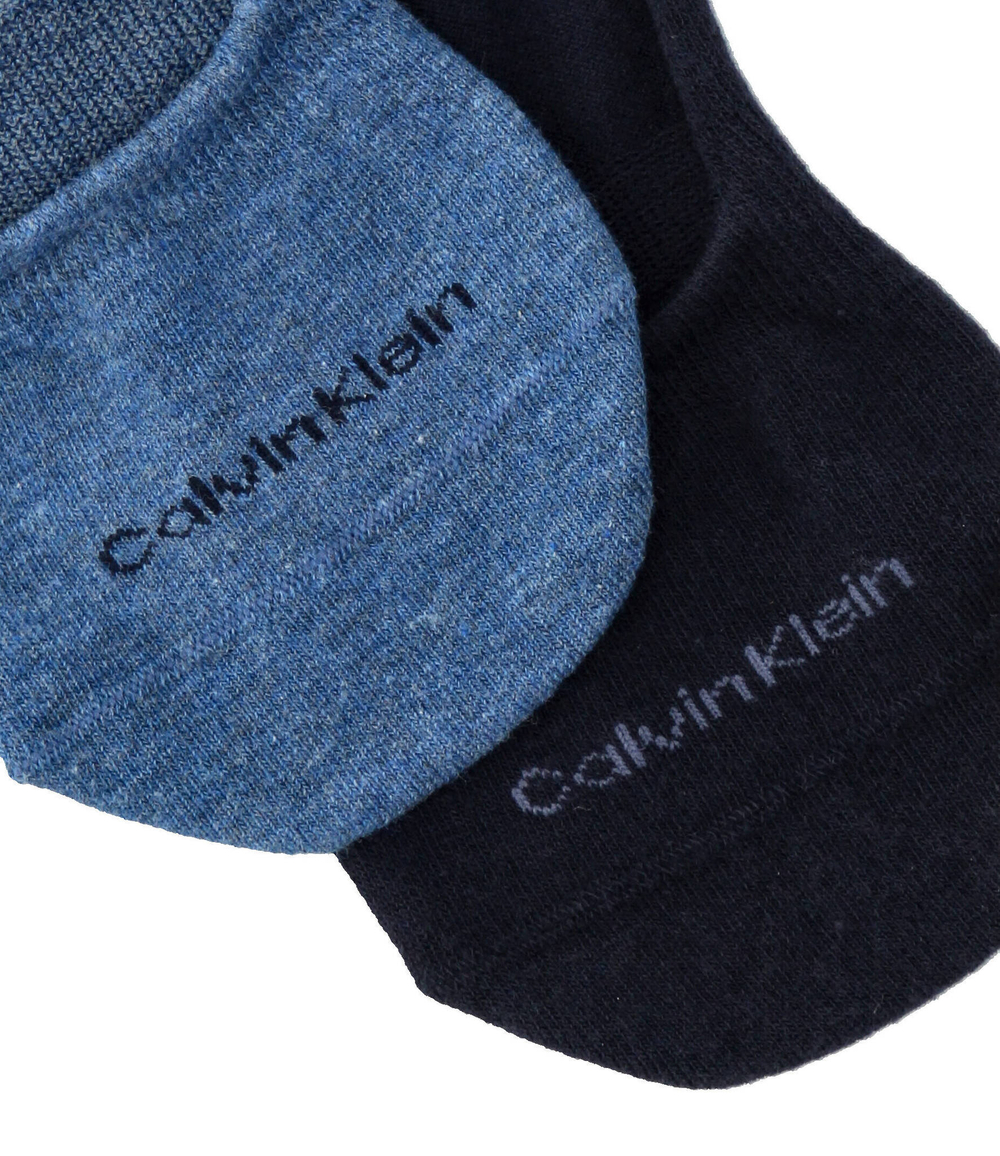 носки/носки-следы 2 пары Calvin Klein - голубой(701218708)