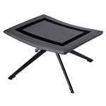 Оттоманка HUG тёмно-серый, экокожа