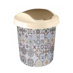 Контейнер для мусора Flamenco круглый 12 л декор "Марокко"
