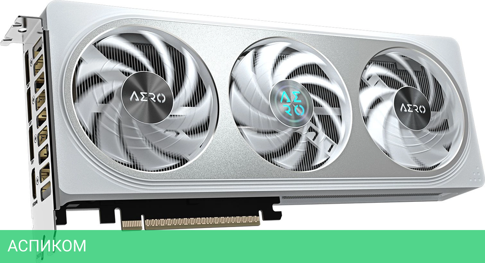 Видеокарта GigaByte GeForce RTX 5060 Aero OC 8G GDDR7 (GV-N5060AERO OC-8GD)