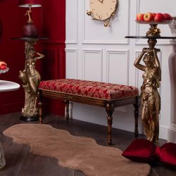 Банкетка Классика 2 Орех(Д) Каледония Черри