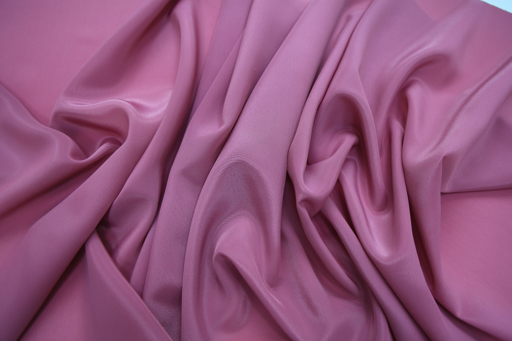 Креп плательный темно-розовый