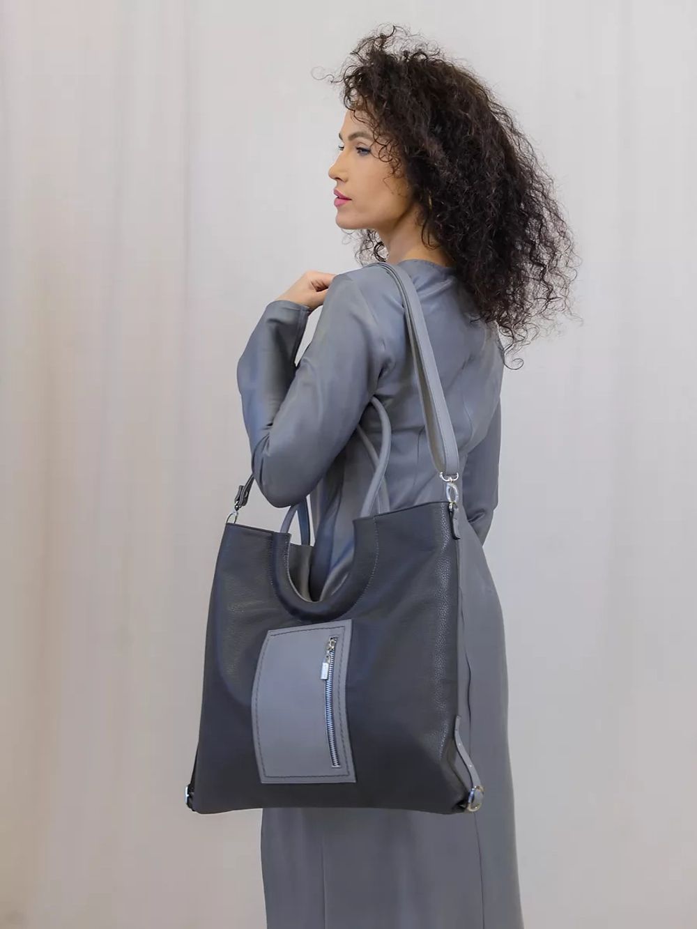 сумка через плечо большая шоппер