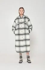 Пальто-Рубашка Alexandra Talalay AC008 зеленое