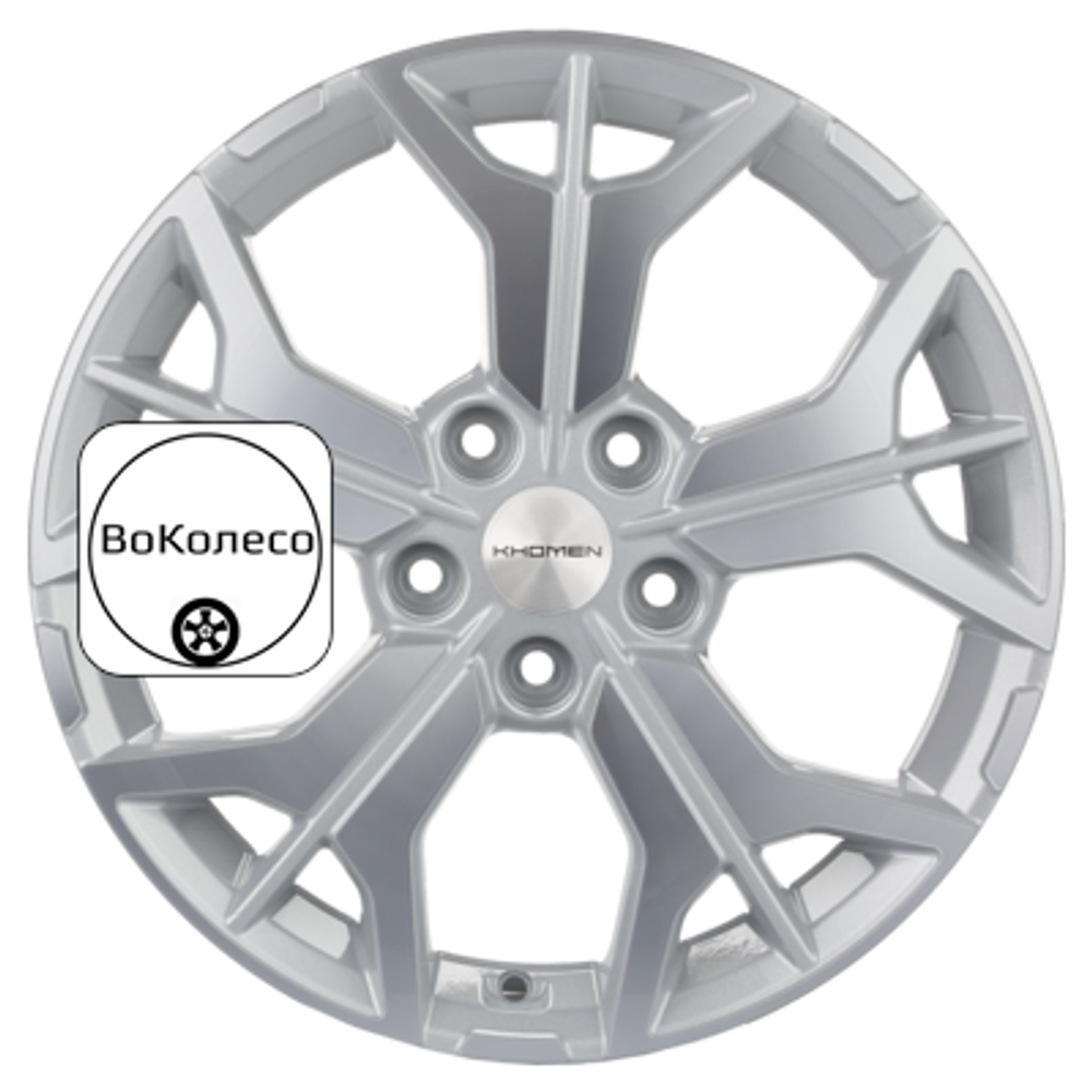7x17/5x114,3 ET45 D60,1 KHW1715 (Changan/Geely/Lexus/Toyota) F-Silver-FP Khomen Wheels