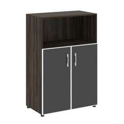 Yalta Шкаф LT.ST-2.2 R black Дуб Мали/Стекло Black 800*450*1195