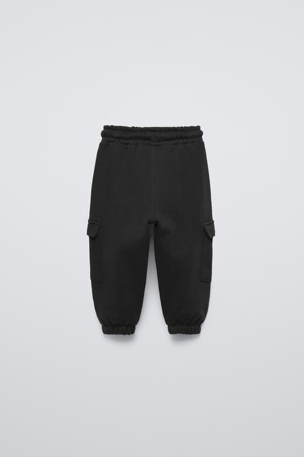 ZARA ДЖОГГЕРЫ ИЗ МЯГКОЙ ТКАНИ, ЧЕРНЫЙ