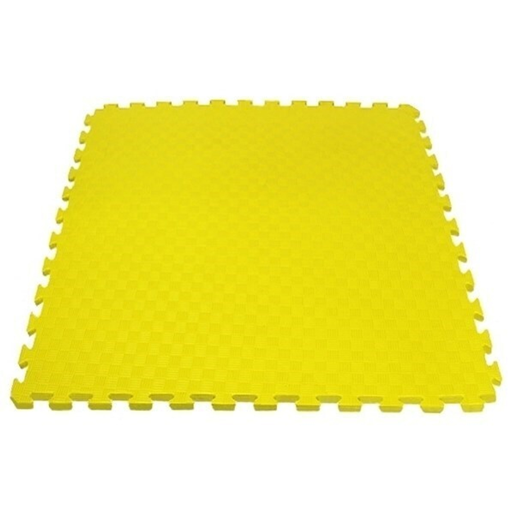 Будо-мат (татами) BABYPUZZ (1 плита 100x100x4см, 1кв.м./уп) Желтый до 10 шт.