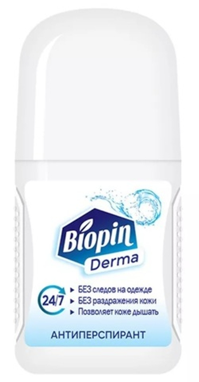 Biopin антиперсперант "Свежий бриз" 50 мл.