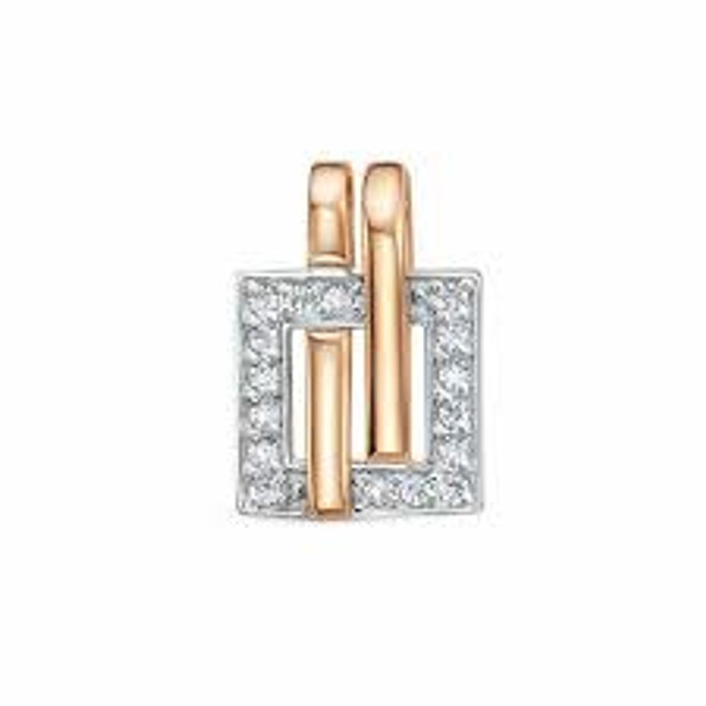 Подвеска из золота с фианитами