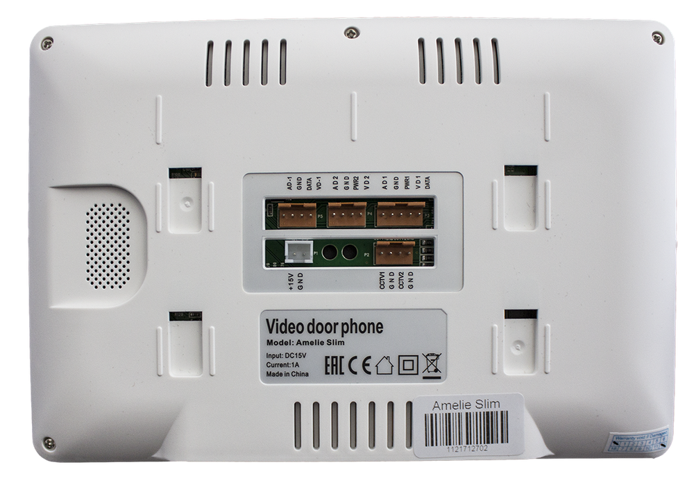 Tantos Amelie Slim (White) домофон вид сзади