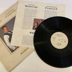 Винтажная виниловая пластинка LP Freddie Mercury, Montserrat Caballe Barcelona (Испания 1988)