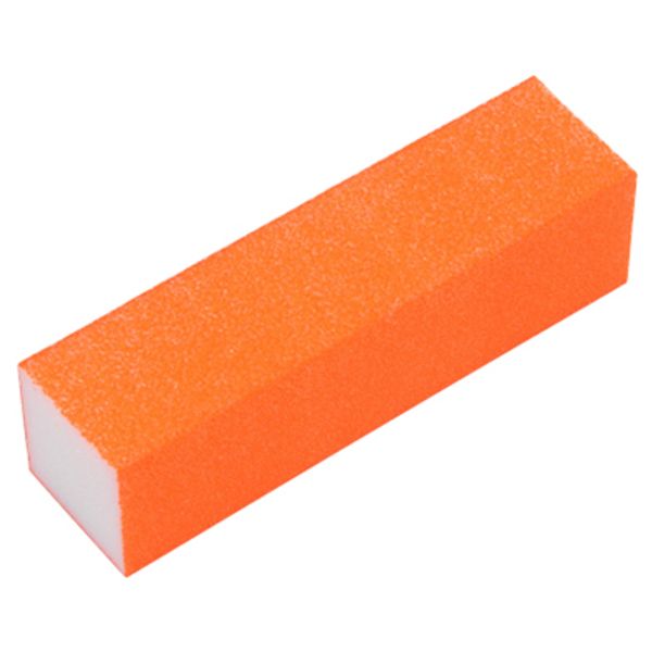 Блок Irisk  четырехсторонний шлифовальный цветной (12 Оранжевый неоновый)
