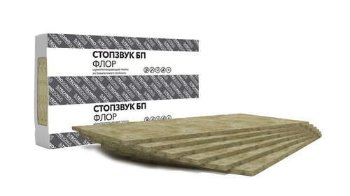 МинПлита шумопоглощающая СтопЗвук СП Флор 1,2мх0,6мх20мм 8шт. 5,76м2