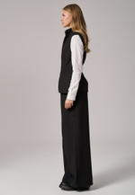 Брюки палаццо черные