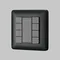 Кнопочная настенная панель 8-ми клавишная DALI Lighting control 721046
