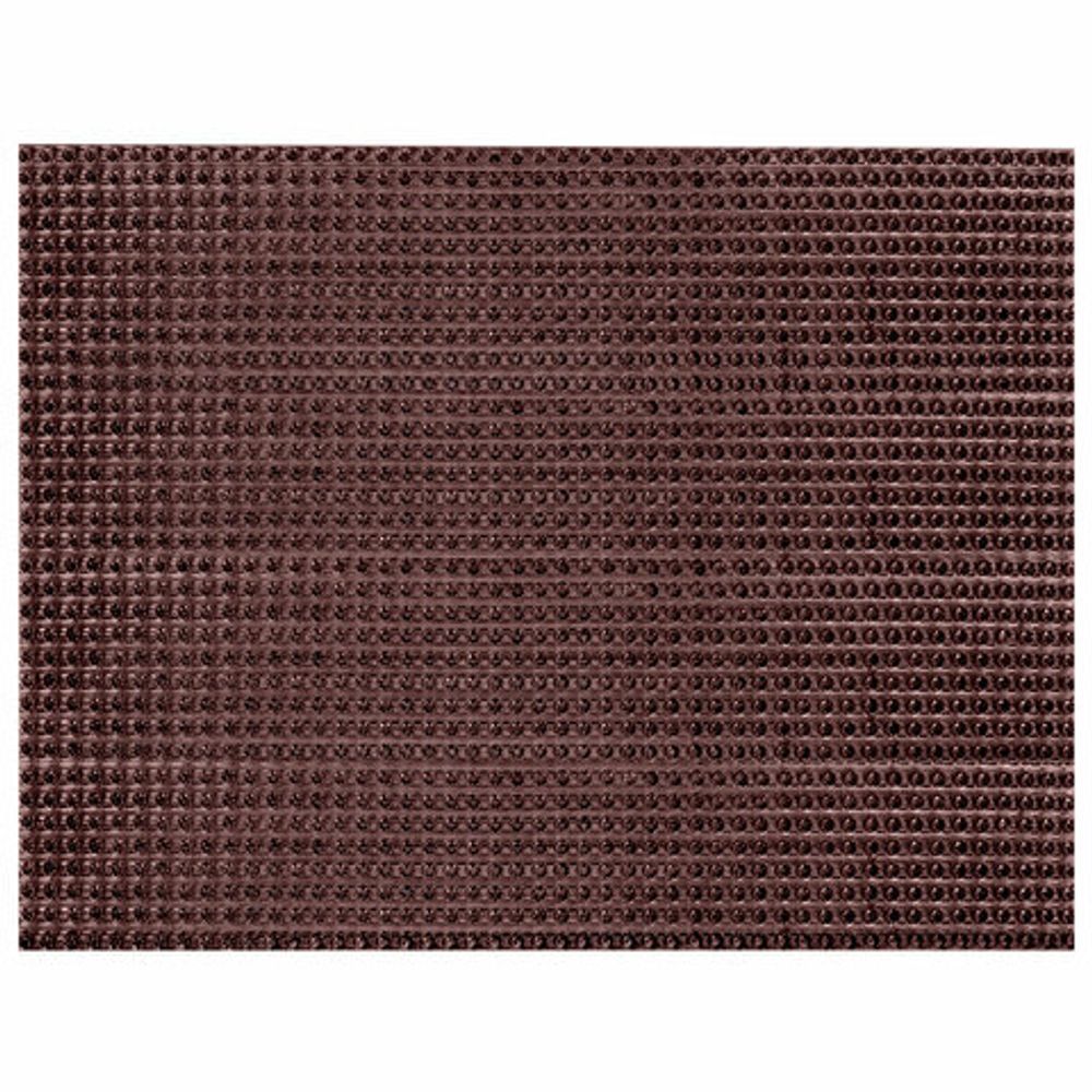 Коврик придверный 45х60 см, ВЕНГЕ пластиковый грязезащитный толщина 10 мм, "ТРАВКА", PRIMILA , 701064