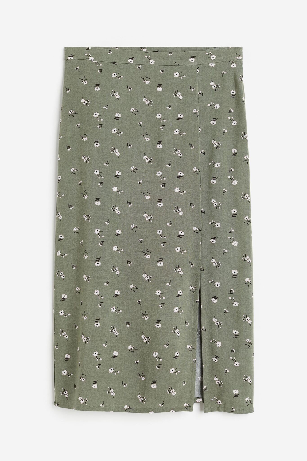 H&M Юбка с принтом, хаки