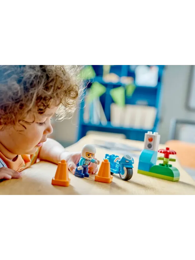 Конструктор DUPLO 10471 Синий Полицейский Мотоцикл