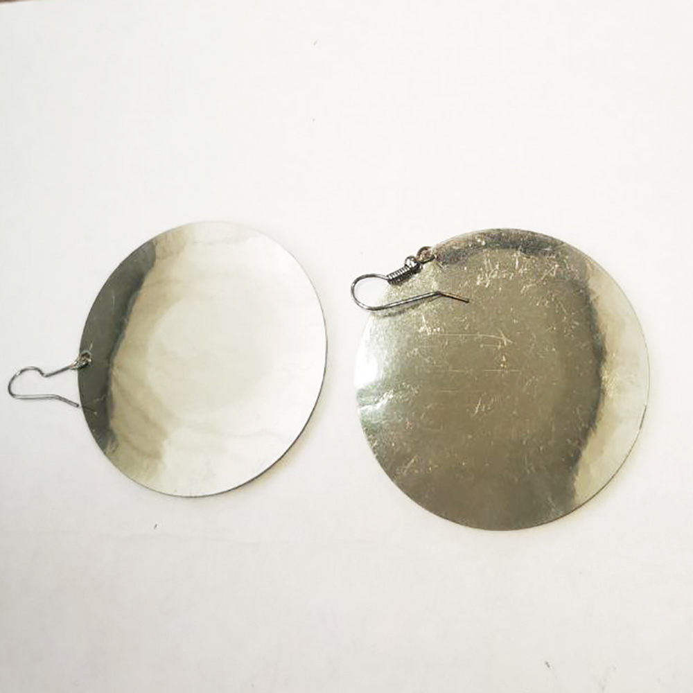 Серьги латунь, эмаль