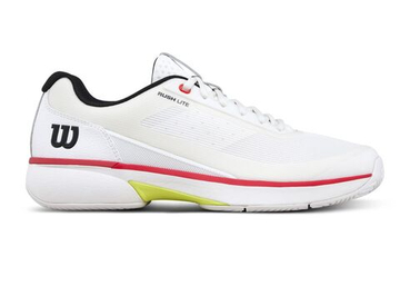 Мужские теннисные кроссовки Wilson Rush Lite 5 - white/black/infrared
