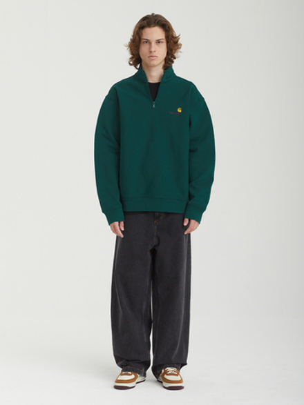 Мужская Толстовка Half Zip American Script