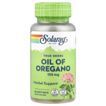 Solaray, True Herbs, масло орегано, 150 мг, 60 капсул