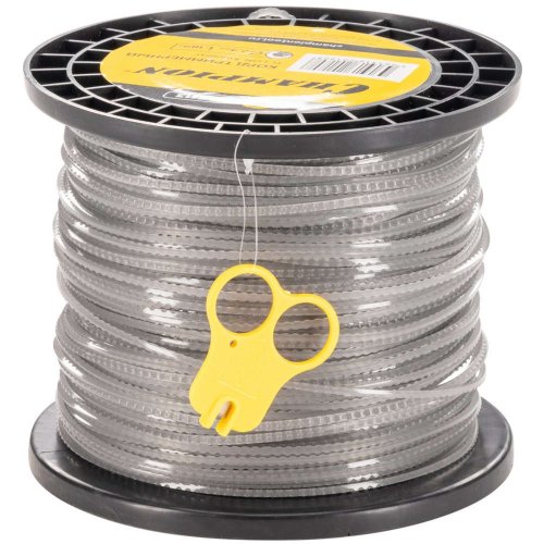 Леска CHAMPION TI-LON 2,4*189 м (зубчатый квадрат)+нож   C7113