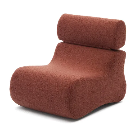 Кресло Club терракотовое букле