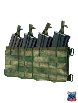 Подсумок SSO АКМ 4 MOLLE без клапана. A-Tacs FG
